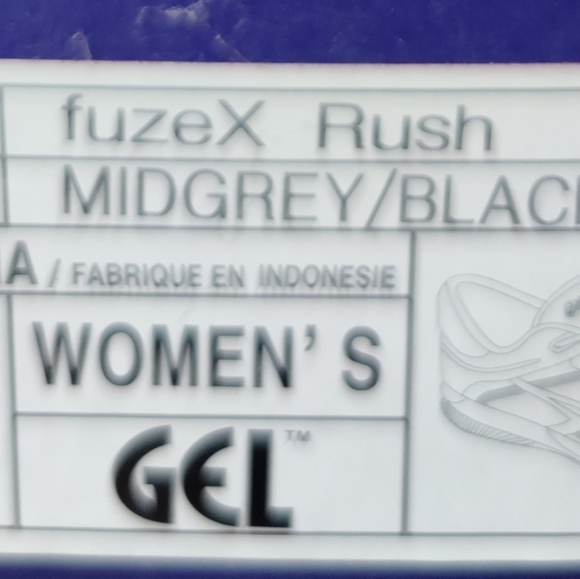 (NWOB)Asics Women's shoes Running Asics fuzex Rush 2017 (New) - Picture 14 of 14